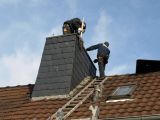 Arbeiten am Schornsteinkopf