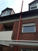 Edelstahlschornstein farbig pulverbeschichtet